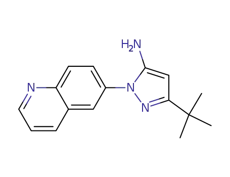 3-(tert-butyl)-1-(quinolin-6-yl)-1H-pyrazol-5-aMine