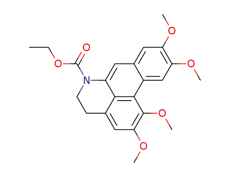 Dibenzo[de,g]quinoline-6-carboxylic acid, 4,5-dihydro- 1,2,9, 10-tetramethoxy-, ethyl ester cas  7630-72-0