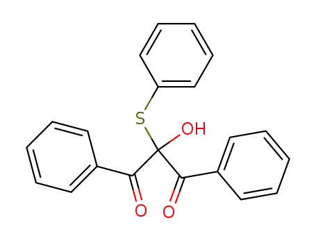 1,3-Propanedione, 2-hydroxy-1,3-diphenyl-2-(phenylthio)-