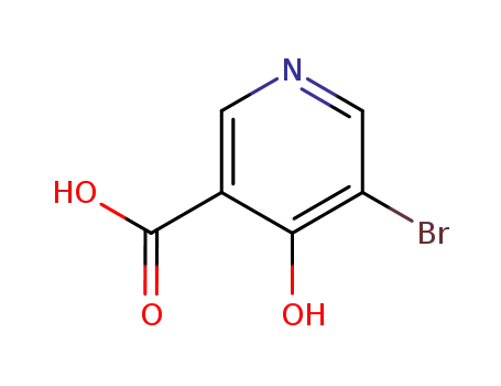 Molecular Structure of 1052114-83-6 (5-BroMo-4-hydroxynicotinic acid)