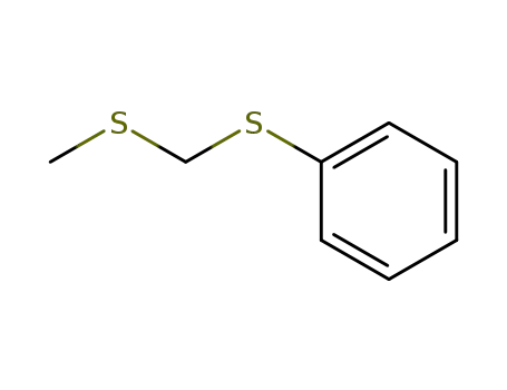 Benzene, [[(methylthio)methyl]thio]-