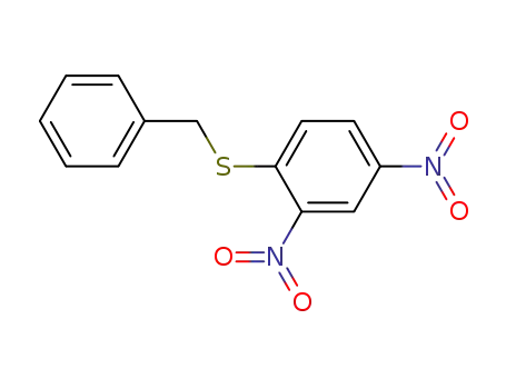 Benzene, 2,4-dinitro-1-[(phenylmethyl)thio]-