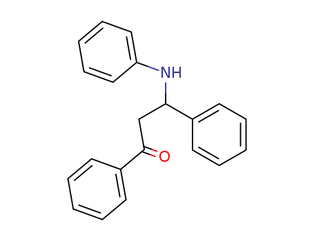 1-Propanone, 1,3-diphenyl-3-(phenylamino)-