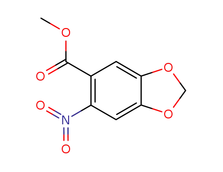 6-Nitro-1,3-benzodioxole-5-carboxylic acid methyl ester