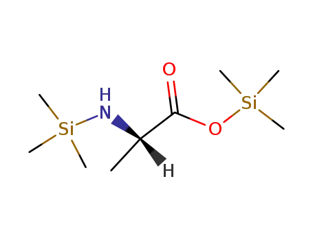Molecular Structure of 27844-07-1 (N-Trimethylsilyl-L-alanine trimethylsilyl ester)