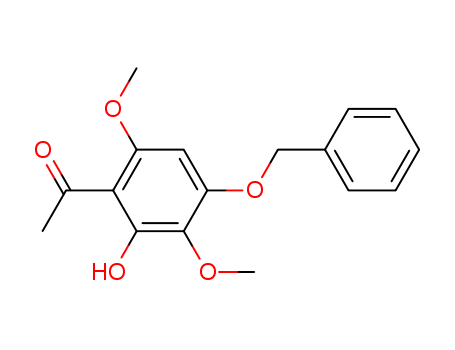 Ethanone, 1-[2-hydroxy-3,6-dimethoxy-4-(phenylmethoxy)phenyl]-