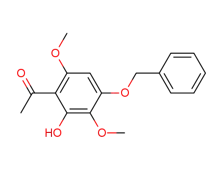 Ethanone, 1-[2-hydroxy-3,6-dimethoxy-4-(phenylmethoxy)phenyl]-