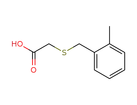 Molecular Structure of 18926-49-3 ([(2-METHYLBENZYL)THIO]ACETIC ACID)