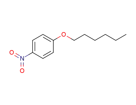 Molecular Structure of 15440-98-9 (4-N-HEXYLOXYNITROBENZENE)