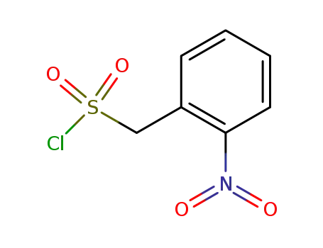 Molecular Structure of 24974-75-2 (2-NITRO-ALPHA-TOLUENESULFONYL CHLORIDE)