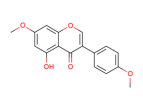 Molecular Structure of 34086-51-6 (4',7-Dimethoxy-5-hydroxyisoflavone)