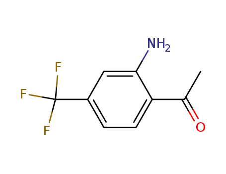 Molecular Structure of 37885-07-7 (Ethanone,1-[2-amino-4-(trifluoromethyl)phenyl]-)