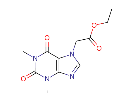 ethyl (1,3-dimethyl-2,6-dioxo-1,2,3,6-tetrahydro-7H-purin-7-yl)acetate