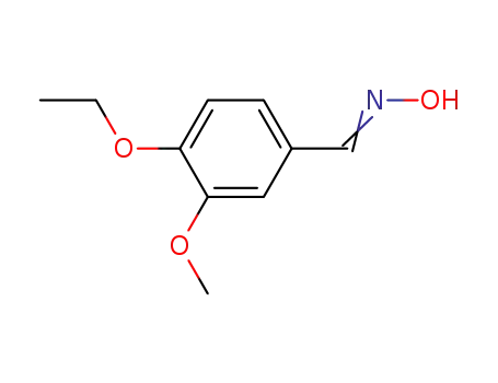 Molecular Structure of 81259-53-2 (4-ETHOXY-3-METHOXY-BENZALDEHYDE OXIME)