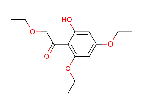Molecular Structure of 64184-96-9 (Ethanone, 1-(2,4-diethoxy-6-hydroxyphenyl)-2-ethoxy-)