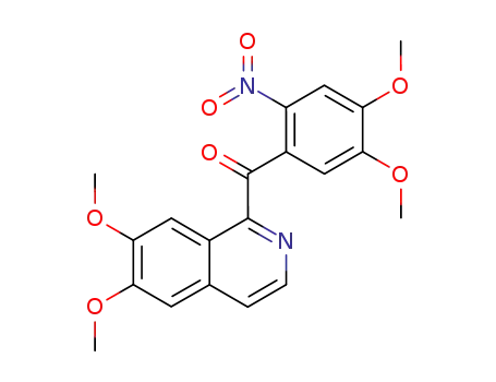(6,7-dimethoxyisoquinolin-1-yl)(4,5-dimethoxy-2-nitrophenyl)methanone