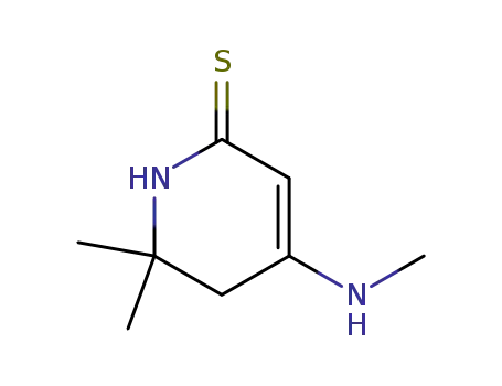 2(1H)-Pyridinethione, 5,6-dihydro-6,6-dimethyl-4-(methylamino)-