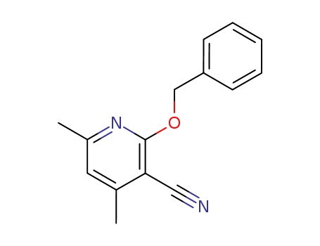 2-(benzyloxy)-4,6-dimethylpyridine-3-carbonitrile