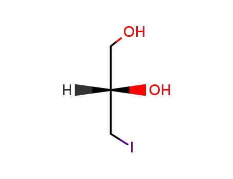Molecular Structure of 52611-39-9 (1,2-Propanediol, 3-iodo-, (S)-)