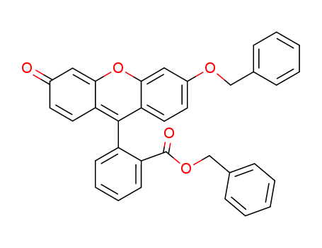 Benzoic acid, 2-[3-oxo-6-(phenylmethoxy)-3H-xanthen-9-yl]-,
phenylmethyl ester