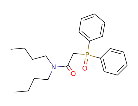 Molecular Structure of 80413-41-8 (Acetamide, N,N-dibutyl-2-(diphenylphosphinyl)-)