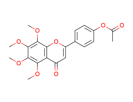 4H-1-Benzopyran-4-one,2-[4-(acetyloxy)phenyl]-5,6,7,8-tetramethoxy- cas  6959-55-3