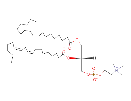 Molecular Structure of 27098-24-4 (1-stearoyl-2-linoleoylphosphatidylcholine)