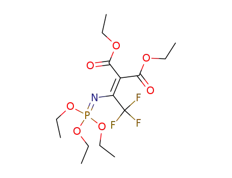 Propanedioic acid,
[2,2,2-trifluoro-1-[(triethoxyphosphoranylidene)amino]ethylidene]-,
diethyl ester