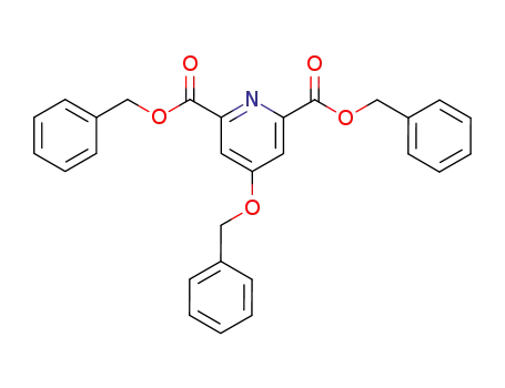 Bis(phenylmethyl) 4-(phenylmethoxy)-2,6-pyridinedicarboxylate