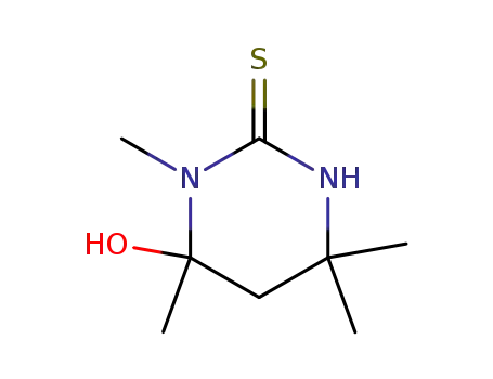4-Hydroxy-3,4,6,6-tetramethyl-tetrahydro-2(1H)-pyrimidinethione