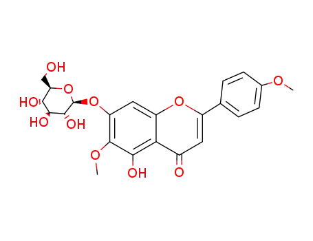 Molecular Structure of 53452-12-3 (Linaroside)