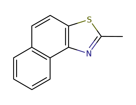 Molecular Structure of 2682-45-3 (2-Methyinaphtho[1,2-d]thiazole)