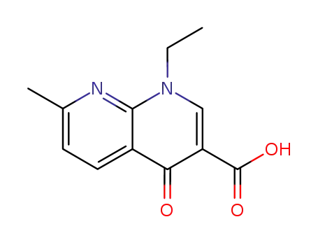 Molecular Structure of 389-08-2 (Nalidixic acid)