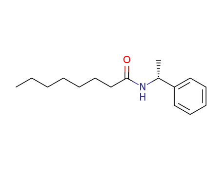 Molecular Structure of 149539-11-7 (Octanamide, N-[(1R)-1-phenylethyl]-)