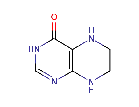Molecular Structure of 49539-13-1 (4(1H)-Pteridinone,5,6,7,8-tetrahydro-(9CI))
