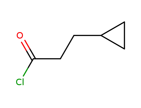 Molecular Structure of 56105-20-5 (3-cyclopropylpropanoyl chloride)