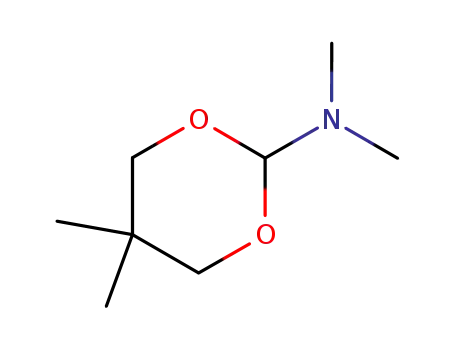 Molecular Structure of 62999-86-4 (N,N,5,5-tetramethyl-1,3-dioxan-2-amine)