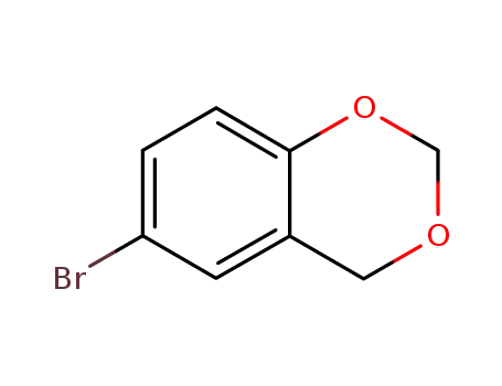 Molecular Structure of 90050-61-6 (6-BROMO-4H-1,3-BENZODIOXINE)
