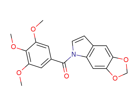 5H-1,3-Dioxolo[4,5-f]indole, 5-(3,4,5-trimethoxybenzoyl)-