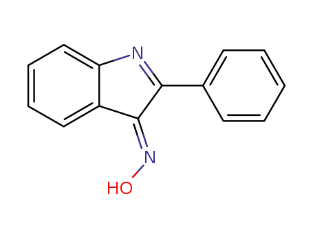 Molecular Structure of 4676-99-7 (3H-Indol-3-one, 2-phenyl-, oxime)