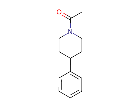 Molecular Structure of 32245-87-7 (Piperidine, 1-acetyl-4-phenyl-)