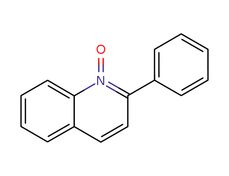 Molecular Structure of 5659-33-6 (2-Phenylquinoline 1-oxide)