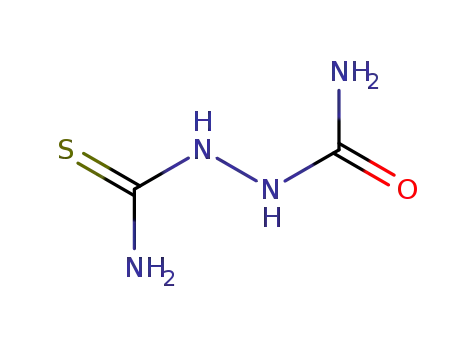 Molecular Structure of 2937-80-6 (2-carbamothioylhydrazinecarboxamide)