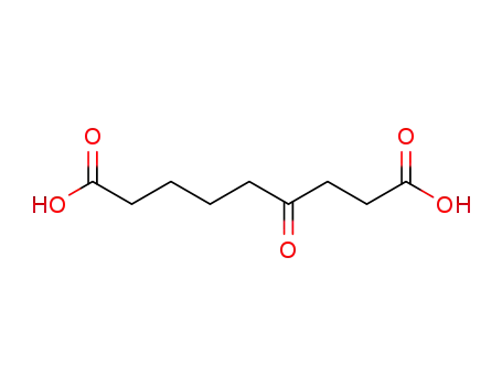 Molecular Structure of 71759-57-4 (Nonanedioic acid, 4-oxo-)