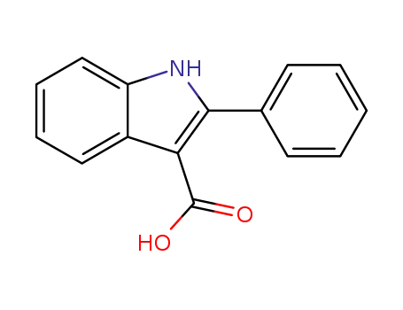 Molecular Structure of 59050-38-3 (2-phenyl-1H-indole-3-carboxylic acid)