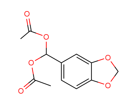 Methanediol,1-(1,3-benzodioxol-5-yl)-, 1,1-diacetate