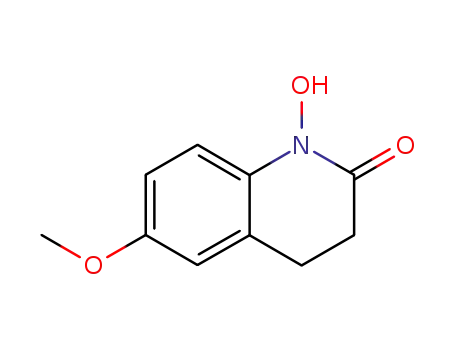 Molecular Structure of 113961-91-4 (2(1H)-Quinolinone, 3,4-dihydro-1-hydroxy-6-methoxy-)