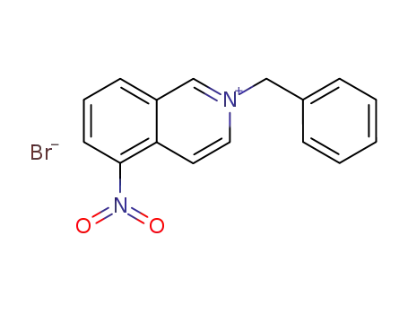 Isoquinolinium, 5-nitro-2-(phenylmethyl)-,bromide (1:1) cas  57249-08-8