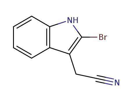 1H-Indole-3-acetonitrile, 2-bromo-