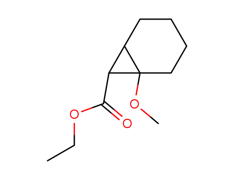 Molecular Structure of 78932-48-6 (ethyl 1-methoxybicyclo[4.1.0]heptane-7-carboxylate)